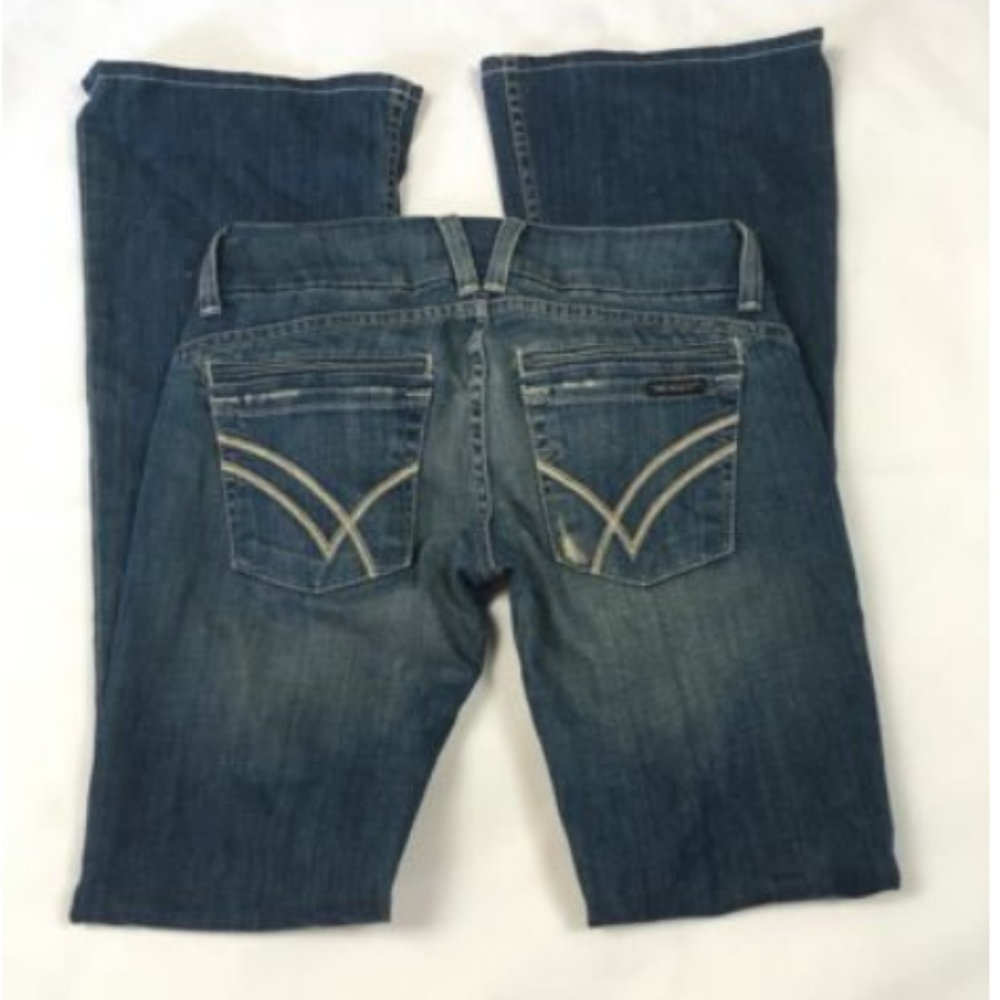 WILLIAM RAST SAVORY LOW RISE JEANS SIZE 25 - Picture 3 of 8